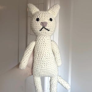 White Crocheted Kitty