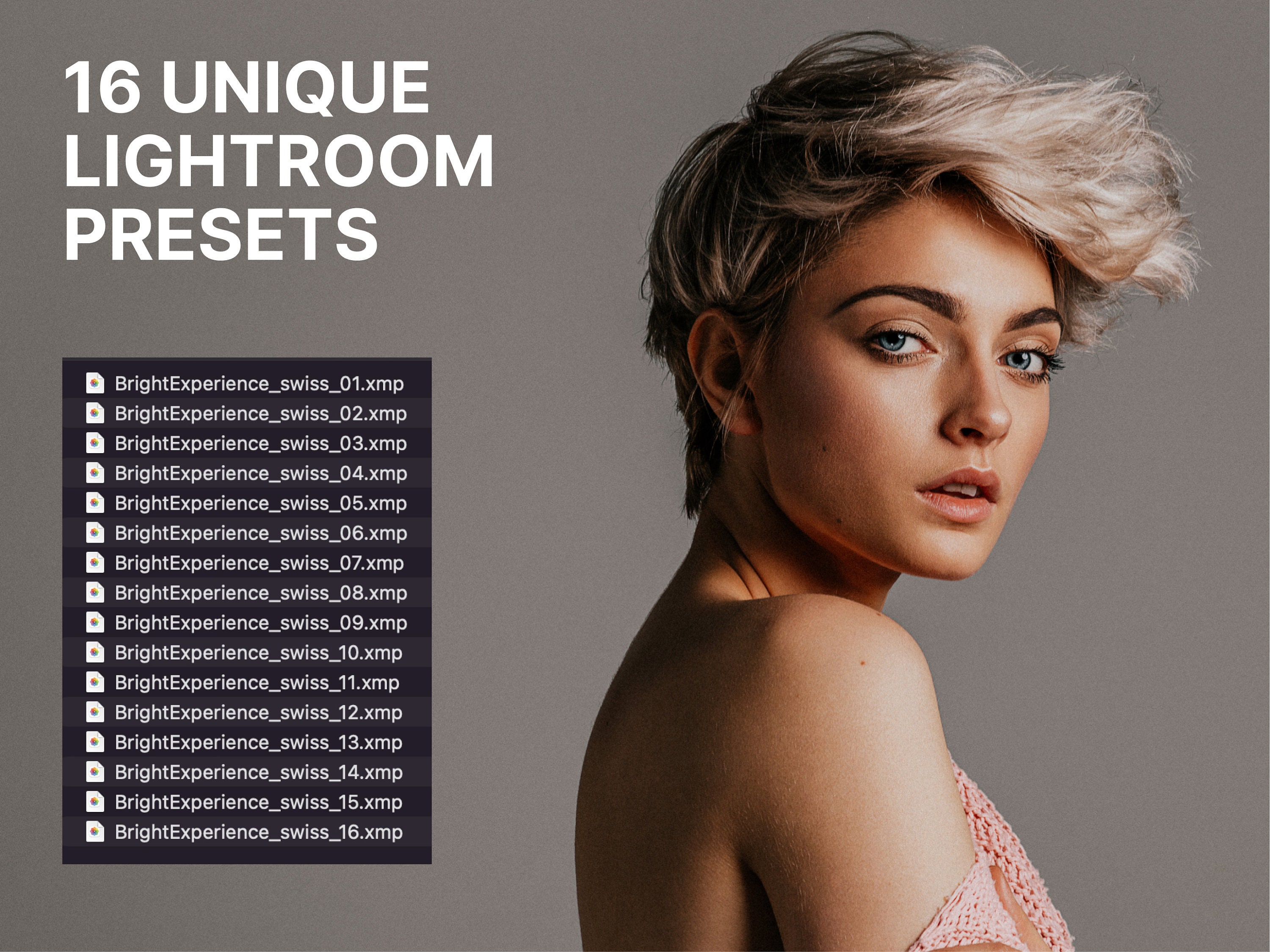 16 PORTRAIT Lightroom Presets Aesthetic Preset CREATIVE Etsy