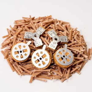 Riesiges Set für Öl Kerze mit natürlichen Bienenwachs Dochten (100% BIO, natural-High Quality Wachs) und 5 Korken (90 gr. ca 780 Stück)
