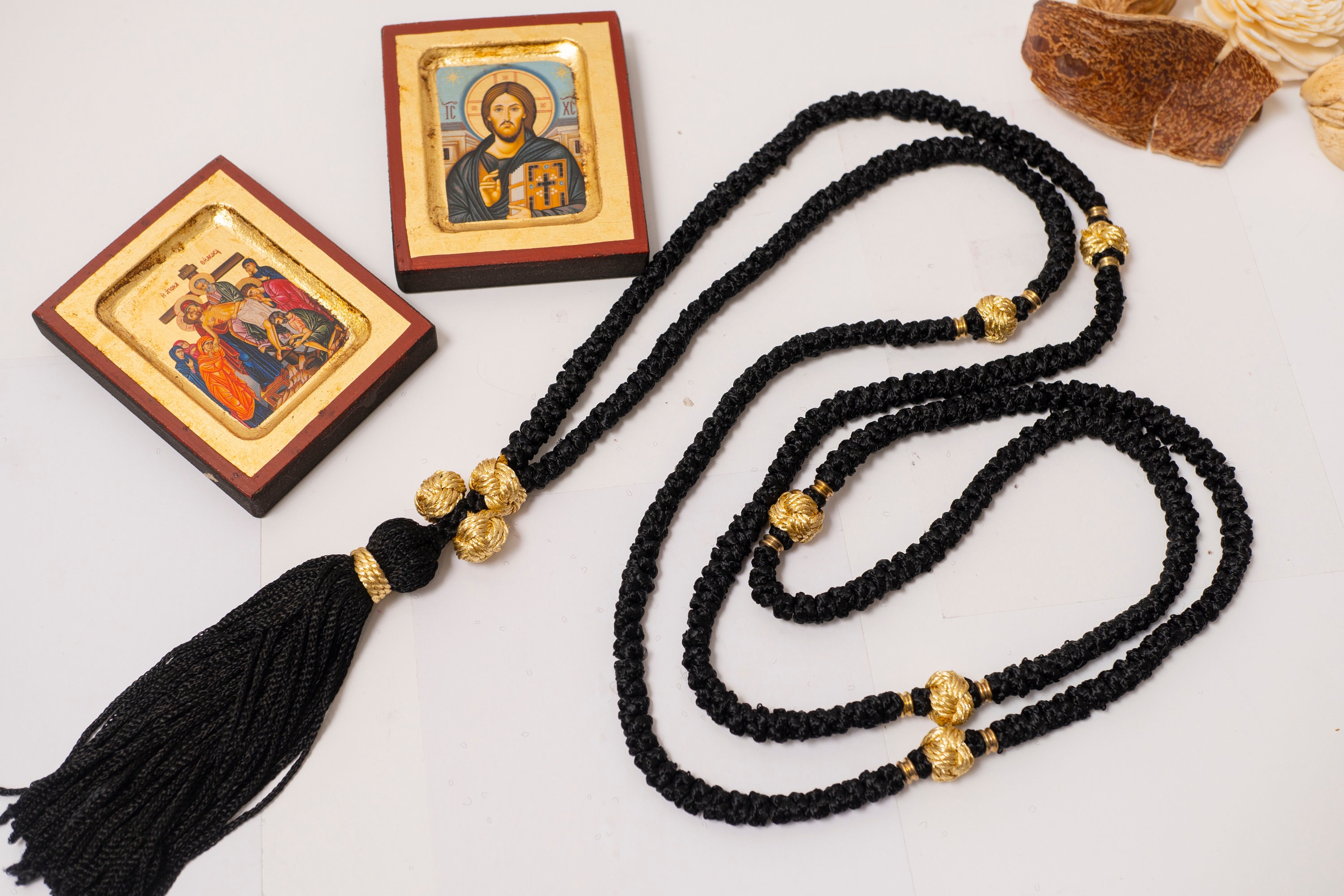 Religious Rope Original Athonite Christian Prayer Rope 300 Knots ,height: 92cm(36.2 ...