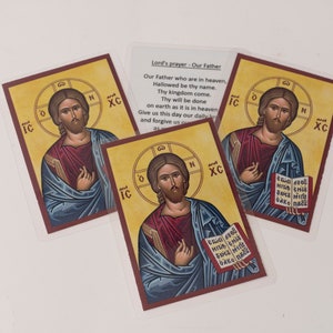 The Holy Face Of Jesus Prayer Card - Pack Of 50