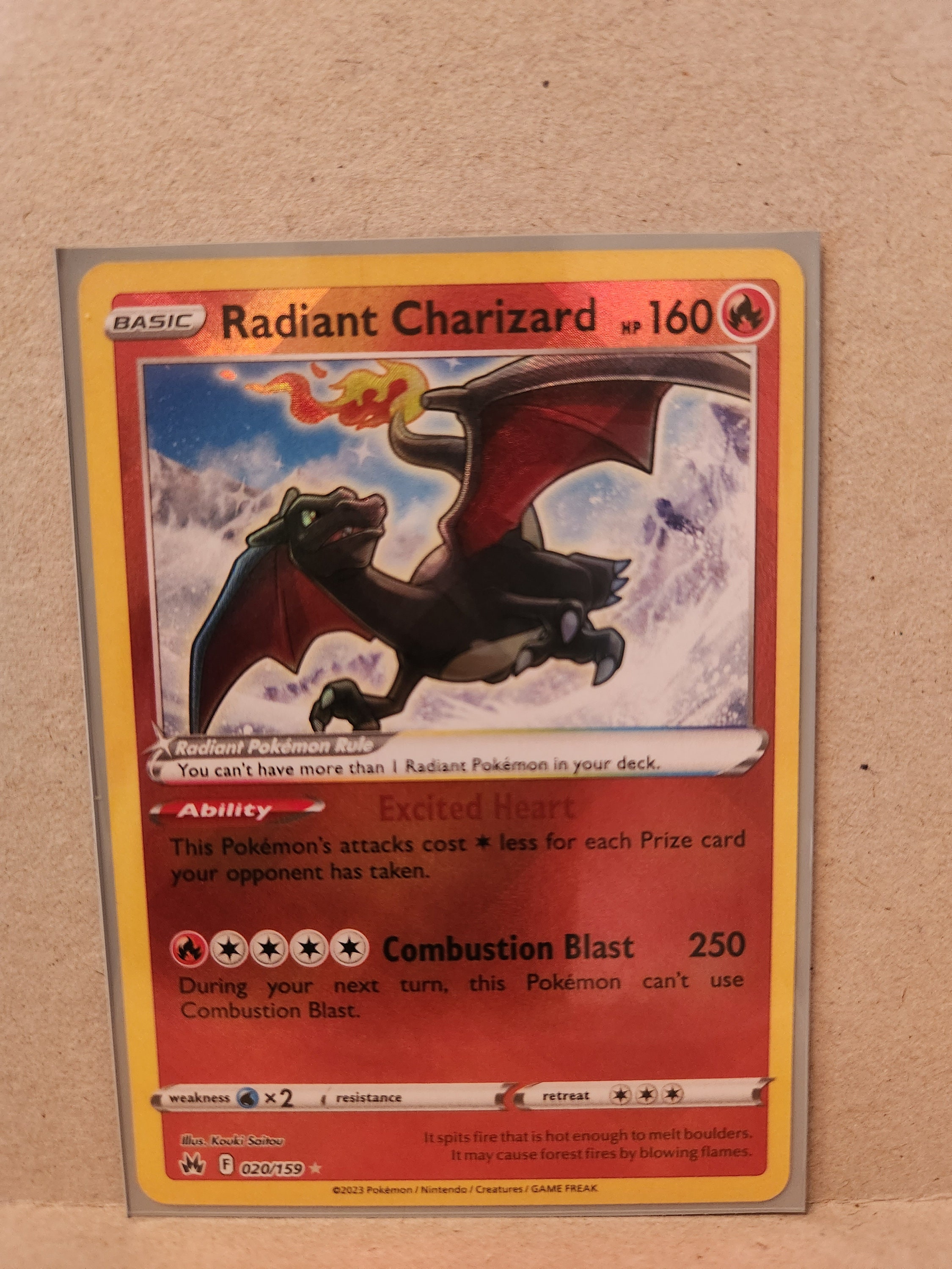 Radiant Charizard Crown Zenith #20