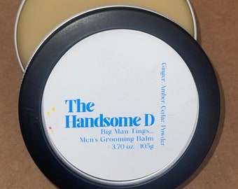 Handcrafted Organic Men's Grooming Balm, Artisan Hair Care, Luxury Beard Balm, Beard Conditioner, Gifts for Him, Men's Care, Unique Gift