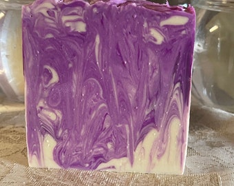 Lavender Luxury Soap, Handcrafted Organic Bar Soap, Artisan Cleansing Bar, Relaxing Lavender Soap, Pampering Gift