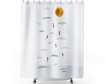 Shower Curtain "Swimmers"