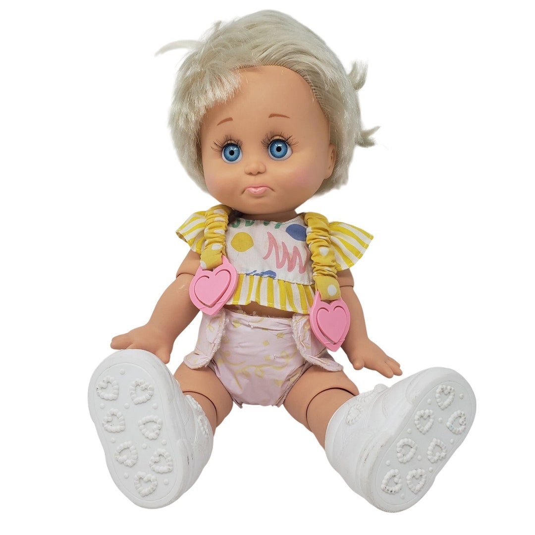 Galoob Baby Face Doll so Sorry Sarah Vintage Pouty Blue Eyes Etsy