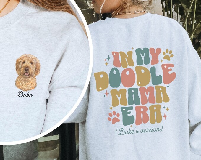 Personalized in My Era Goldendoodle Mom Sweatshirt, Custom Gift for ...