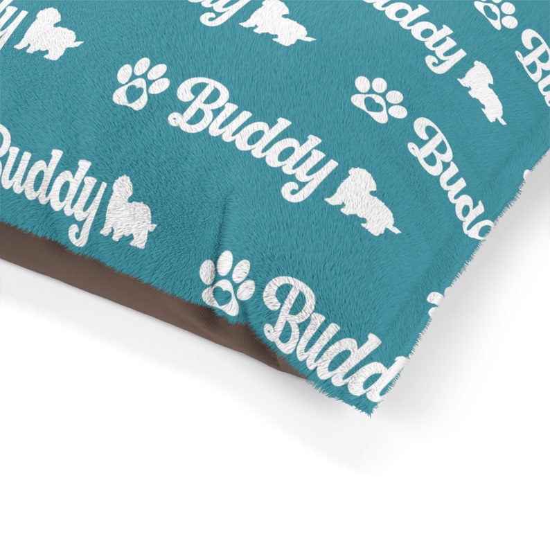 Personalized Maltipoo Plush Pet Bed, Custom Dog Bed Etsy