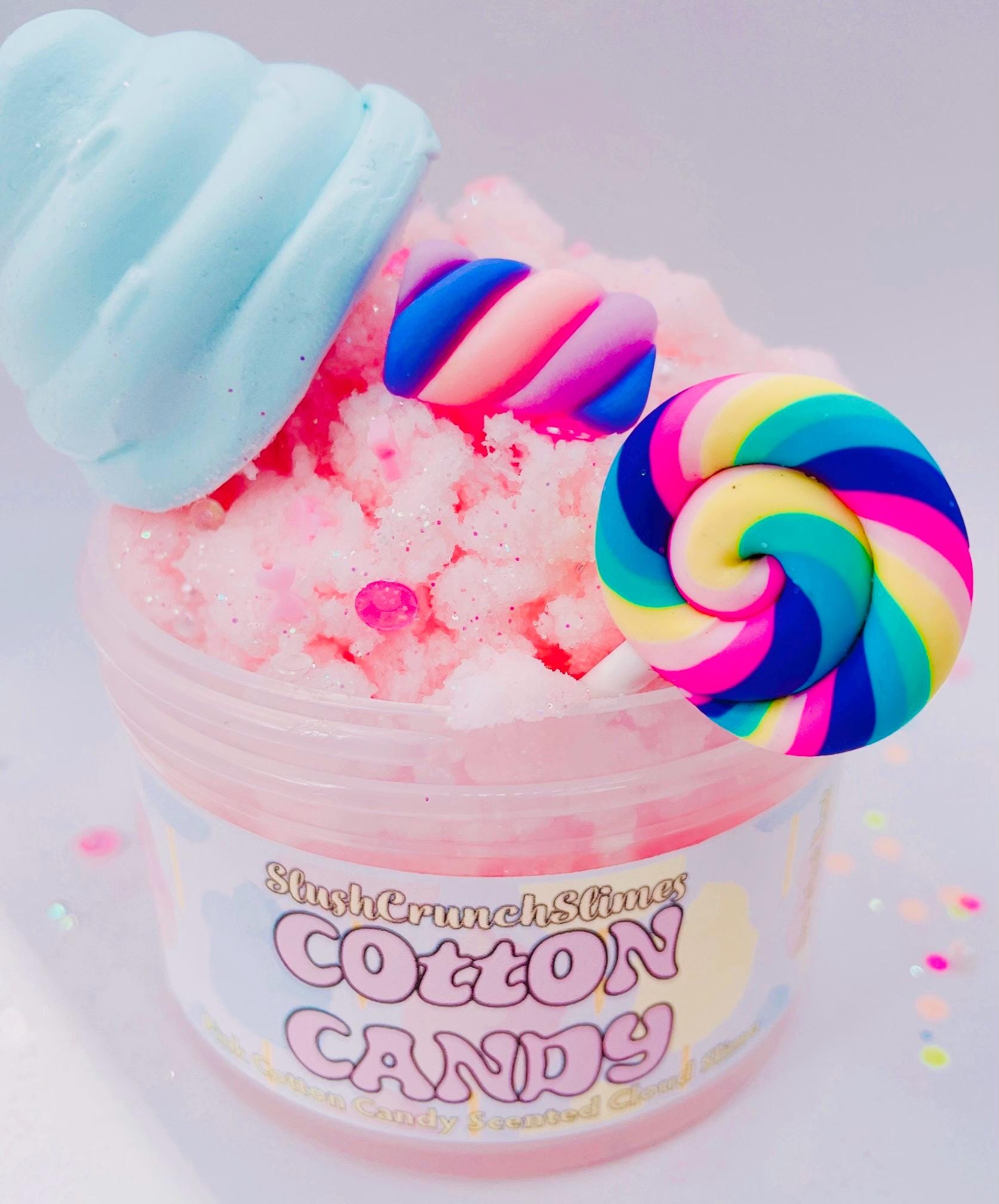 Cotton Candy Slime Cloud Slime Diy Slime Scented Slime Best Slime