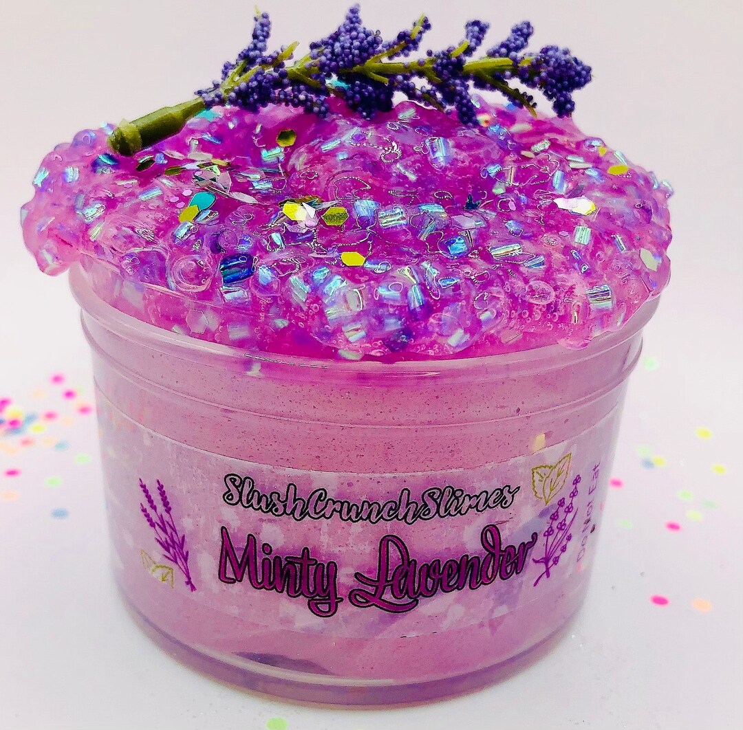Lavender Slime Butter Slime Bingsu Slime DIY Slime Scented Etsy