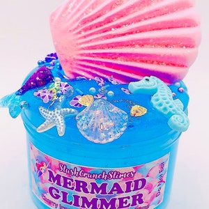 Meerjungfrau Glimmer Slime, DIY Slime, Klarer Slime, Clay Kit Slime, Duftender Slime, Best Slime Shop, Valentines Slime, Slime, Etsy Slime Shop