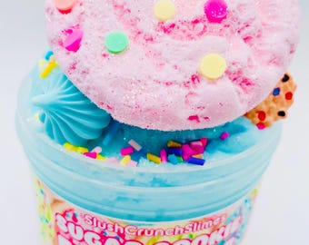 Sugar Cookie Frosting Butter Cloud Slime: Fruity Cereal Scented Slime Clay Kit.