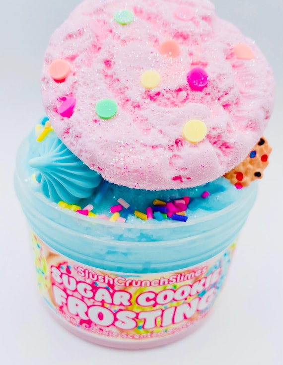 Sugar Cookie Frosting Butter Cloud Slime: Fruity Cereal Scented Slime Clay Kit.