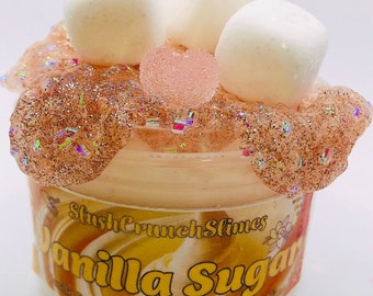 Vaniljsockerdoftande slime, gör-det-själv-frosting Bingsu slime kit