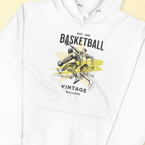 Vintage Slam Dunk Hoodie: Retro Basketball Sweatshirt für Männer & Frauen
