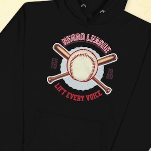 Felpa con cappuccio da baseball della Negro League: tributo vintage alle leggende e all'eredità