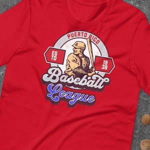 VintagePuerto Rico Baseball T-Shirt: Kulturerbe & League Gedenk Shirt