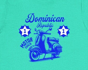 Camiseta Motor Coach da República Dominicana: Camiseta confortável unissex