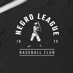 Retro Baseball Tee featuring Negro League Baseball Club 1920 and Classic Player Image