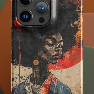 Hayao Miyazaki Inspired Anime iPhone Case with A Beautiful Collage of Colors; Snap case for iPhone®