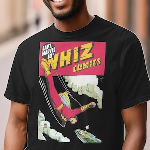 Superhero Comics T-Shirt - Classic Golden Age Comic Book Design - Unisex garment-dyed heavyweight t-shirt