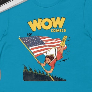 Superhero Comics T-Shirt - Classic Golden Age Comic Book Design