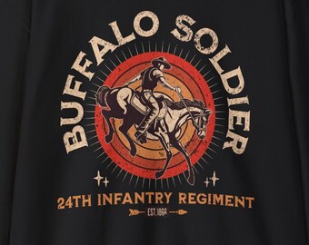 Bluza z kapturem Buffalo Soldier w stylu vintage - African American Heritage Clothing