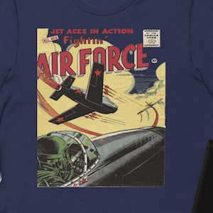 Vintage Super Hero Comic Book Graphic Tee - Golden Age Retro Shirt
