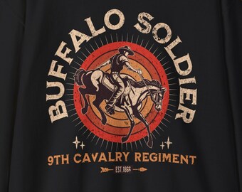 Bluza z kapturem Buffalo Soldier w stylu vintage - African American Heritage Clothing