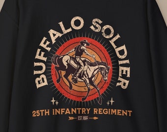 Bluza z kapturem Buffalo Soldier w stylu vintage - African American Heritage Clothing