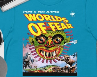 Camiseta con estampado de cómic de superhéroe de la Edad de Oro - Camisa gráfica vintage