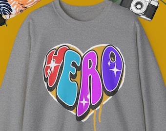 Bluza z wyrazistym napisem HERO – bluza z napisem „Oświadczenie dla bohaterów”