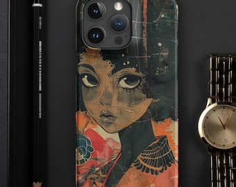 Anime Girl iPhone Snap Case: Hayao Miyazaki Style Art - Snap case for iPhone®