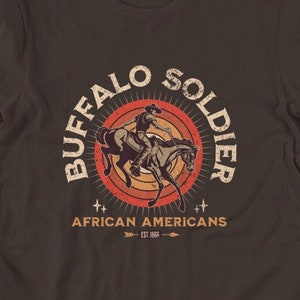 Vintage Buffalo Soldier Tee - African American History Inspired