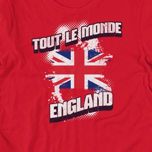 England Tout le Monde T-Shirt, England Haute Couture, High Fashion T-Shirt, Luxury Graphic T-shirt, England T-Shirt Fashion, England Tee