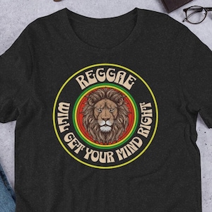 Houd je hoofd koel met reggae: krachtig reggie-citaatshirt om je gedachten te verheffen