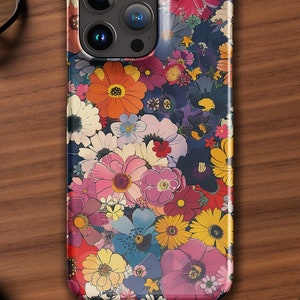 Hayao Miyazaki Inspired Anime iPhone Case with A Beautiful Collage of Colors; Snap case for iPhone®