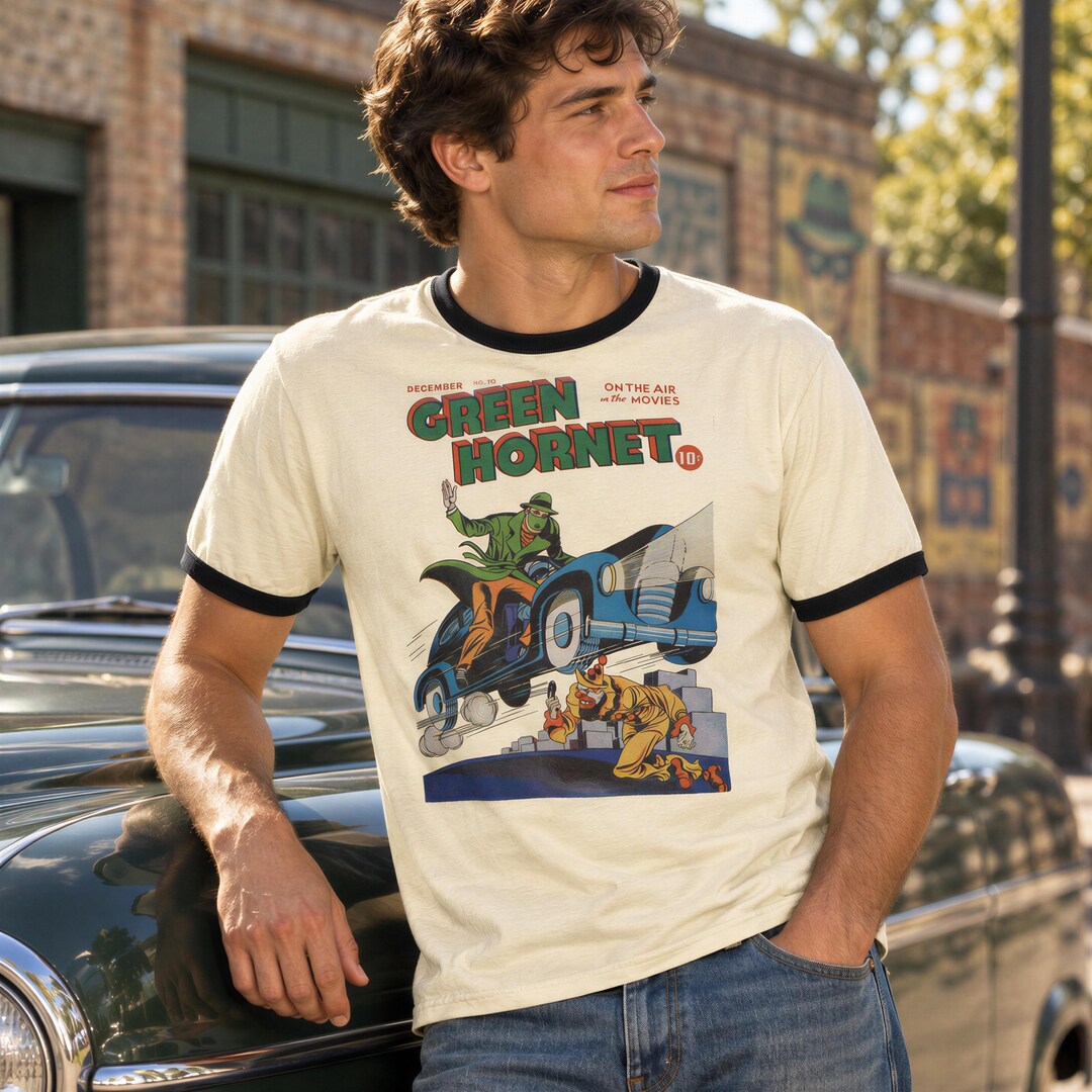 Green Hornet Comics Unisex Ringer T-shirt - Vintage Style Tee - Etsy