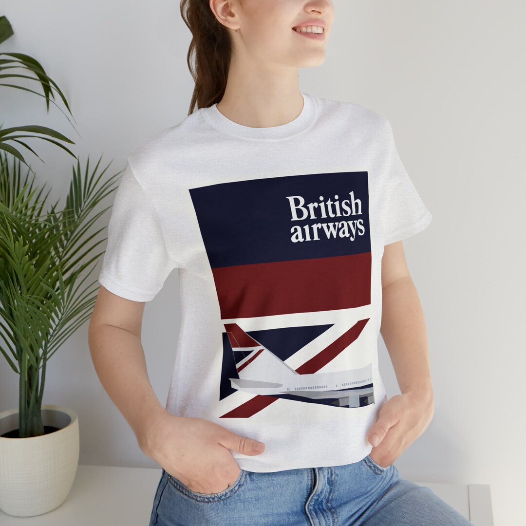 British Airways Boeing 747 Unisex Jersey Short Sleeve Tee - Etsy