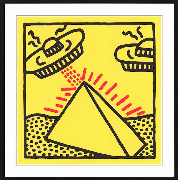 KEITH - keith Haring タイルアート　7 Amazon.com: Art Smart Prints Keith Haring Pop Shop Quad