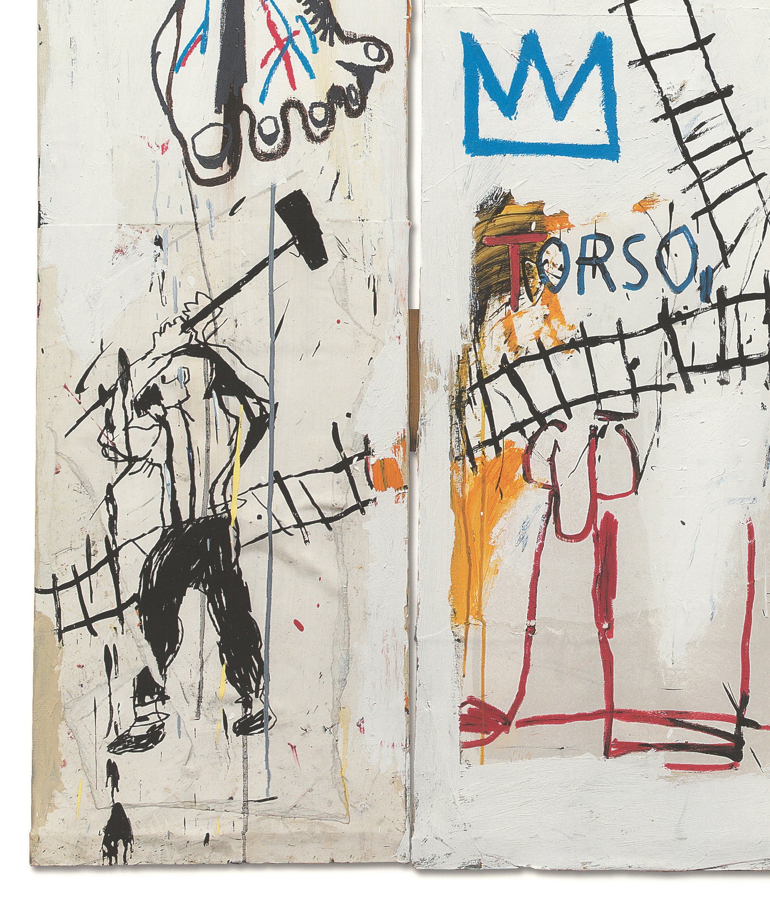 Leonardo da Vinci’s Greatest Hits, 1982 - Jean-Michel Basquiat - Framed art Print main image 1
