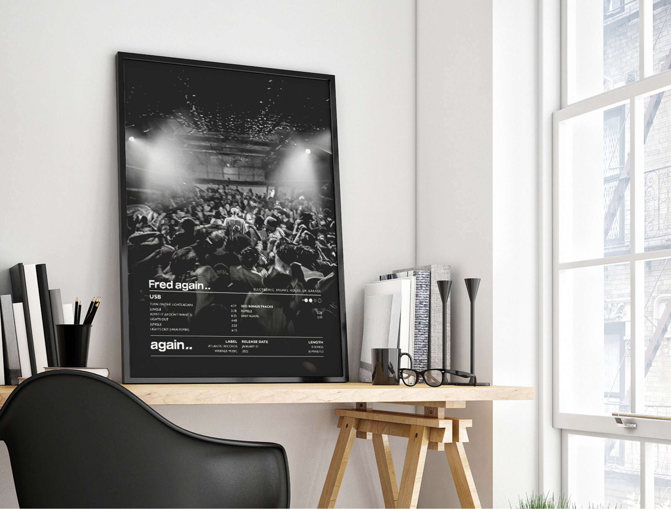 DIGITAL DOWNLOAD Fred Again.. USB Album Artwork Poster / print