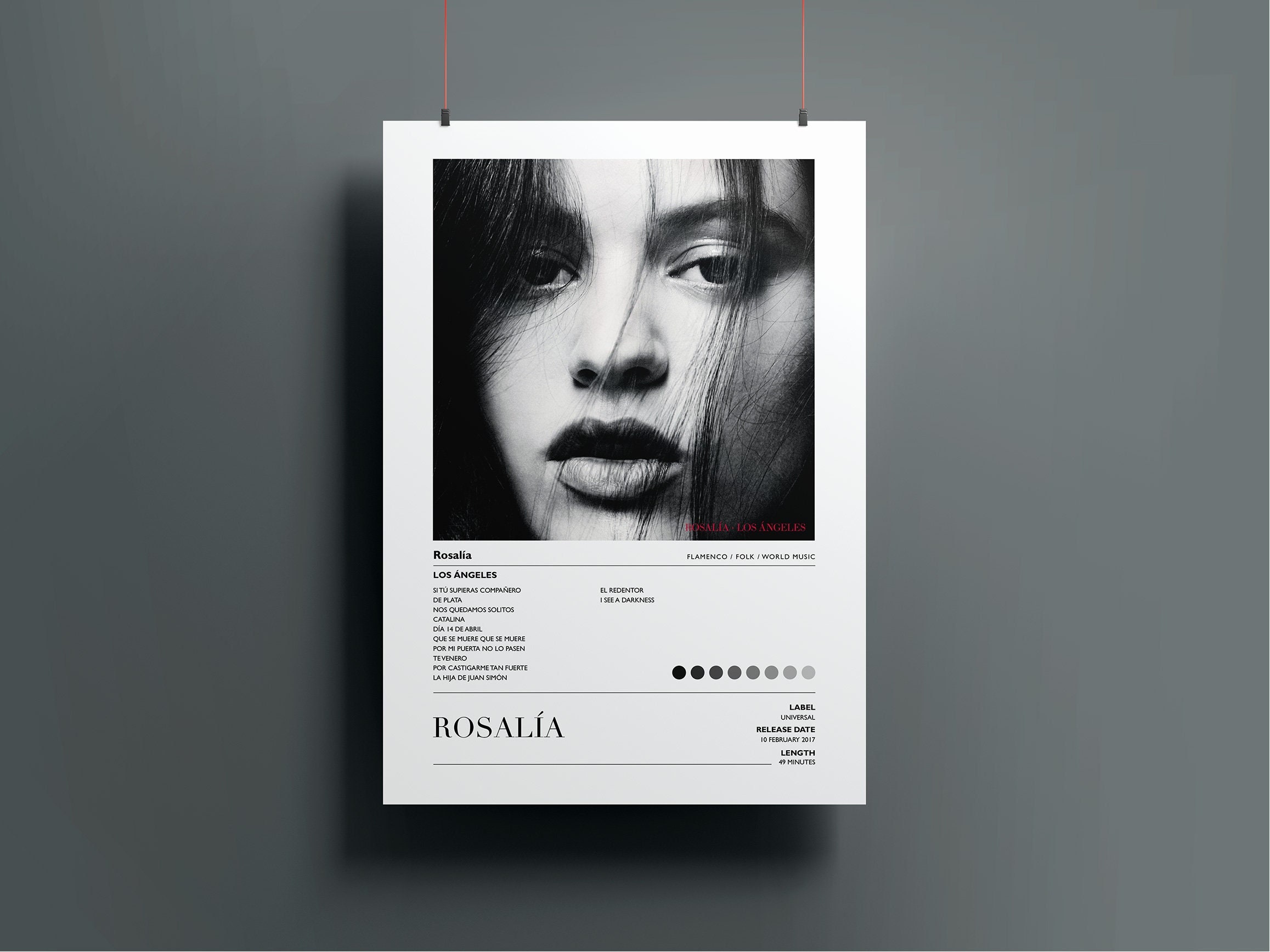  DAXXIN Rosalía Motomami Poster 031 Canvas Poster Wall