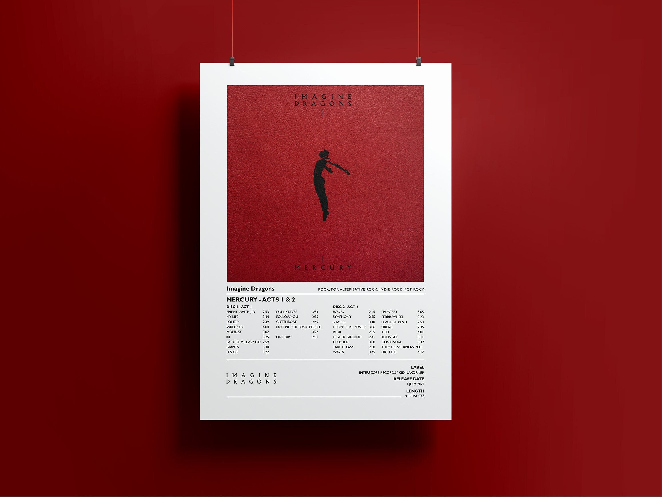 Imagine dragons believer Poster for Sale by ArikaCardenas