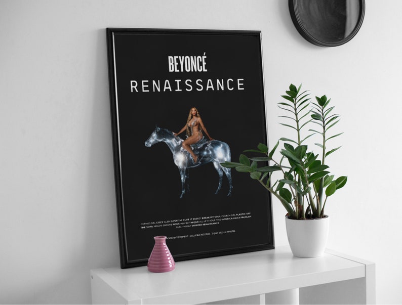 Beyonce Poster Renaissance Album Artwork / tracklist poster / Album