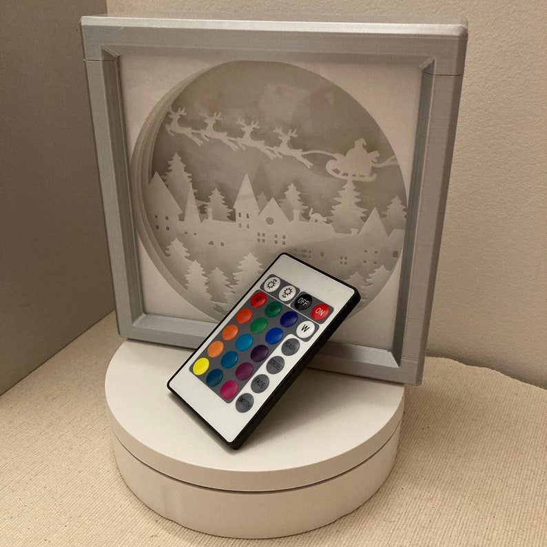 Christmas LED Night Light Box Shadow Box Gifts for Christmas Etsy