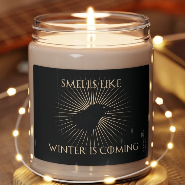 GoT Candles Smells like Winter is coming Winterfell George R. R. Martin Jon Snow House Stark Mother Of Dragons George Martin