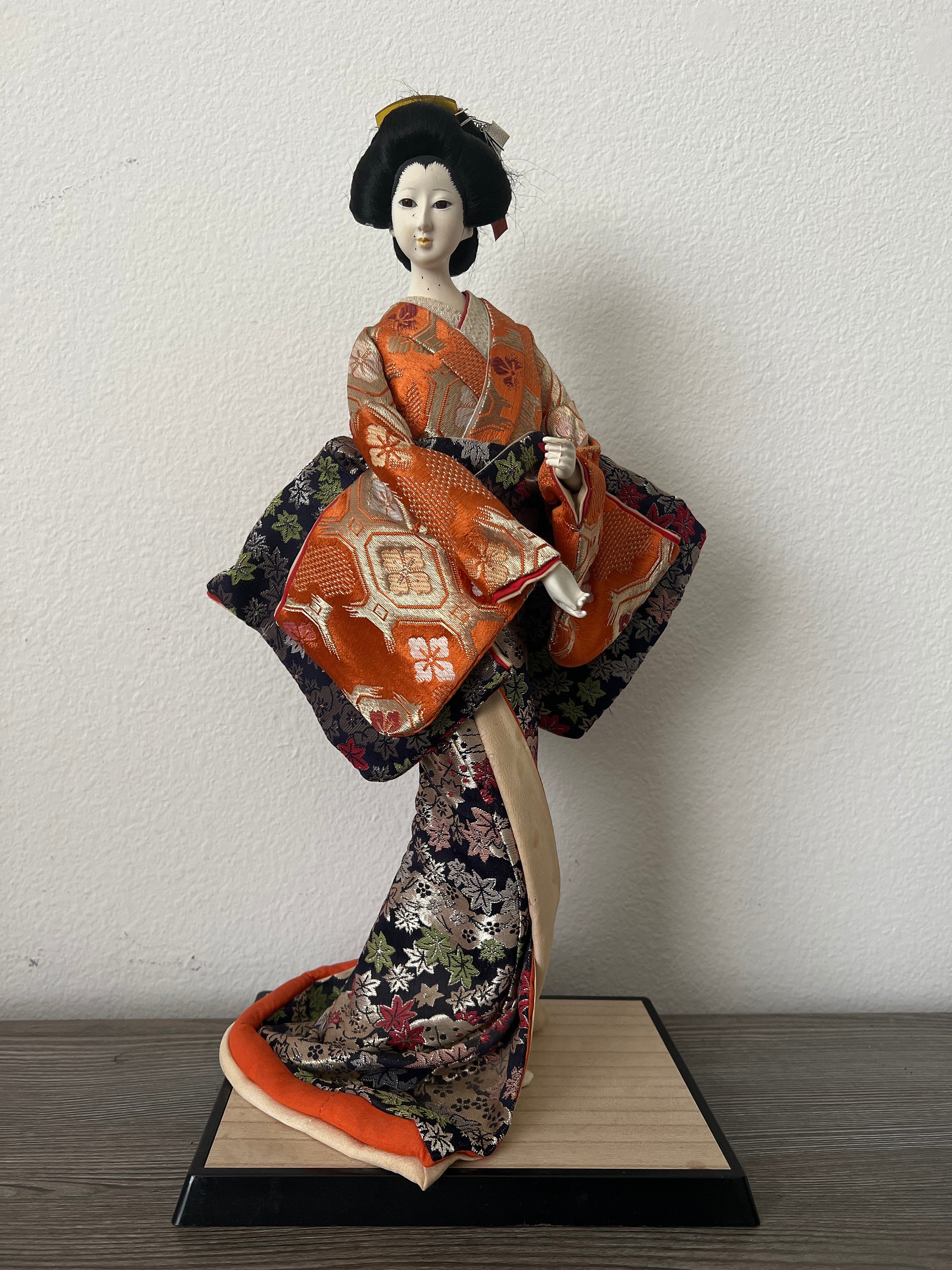 Japanese Beautiful Vintage GEISHA Doll the Traditional Fan 扇 - Etsy
