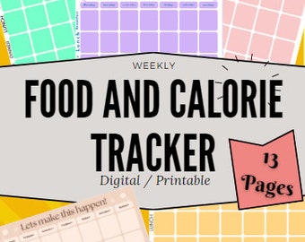 Gym Calorie Tracker for Bulking Calorie Tracker for Gym Bulk Planner Gift for Gym Lover Inspo Aesthetic Planner Journal for Weight Loss