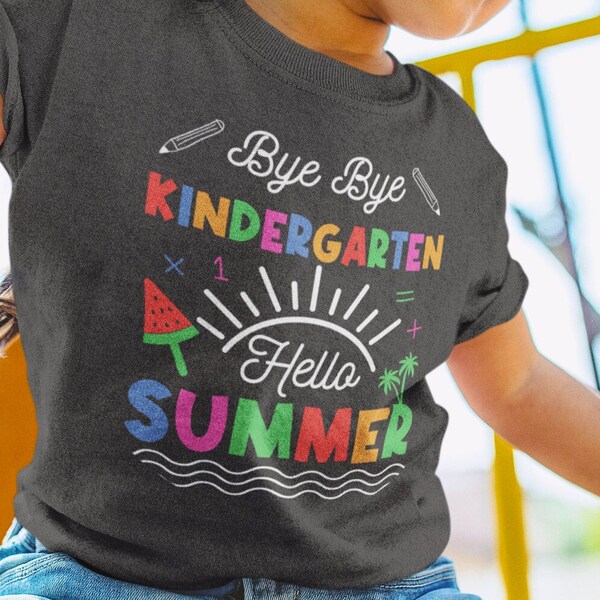 Kindergarten Schulkind T-Shirt Bunt Einschulung Erstklässler Einschulungsshirt Erster Schultag Schulanfang Mädchen Junge Kita Abschied